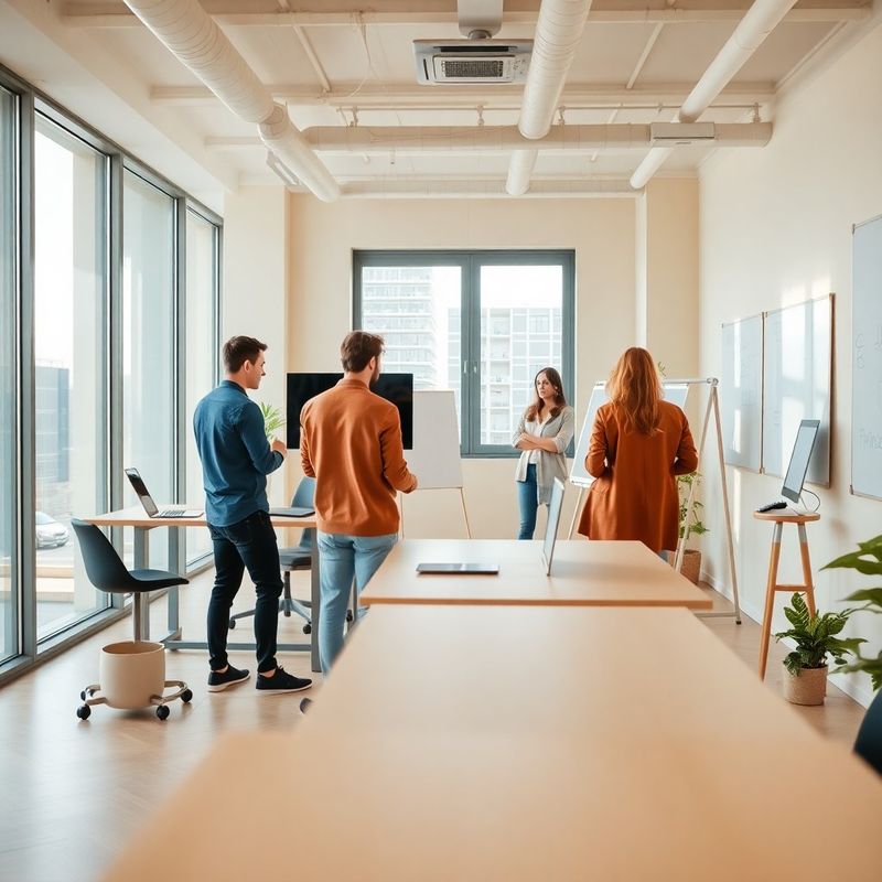 Il team di Laboratorio di Roma nell'ufficio di Catania